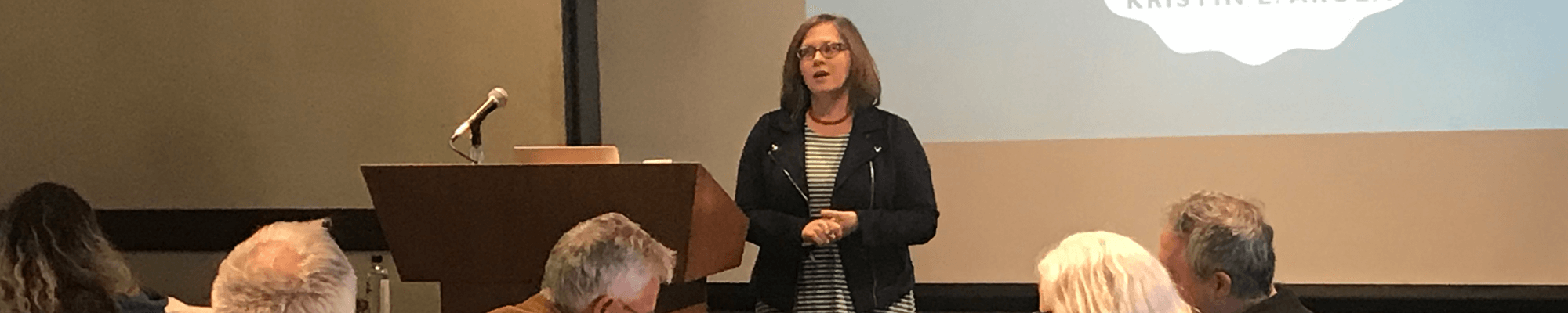 Kristin Arola hosting workshop for RWS